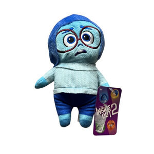 Disney Pixar Inside Out SADNESS 7" Plush Toy doll RARE NWT
